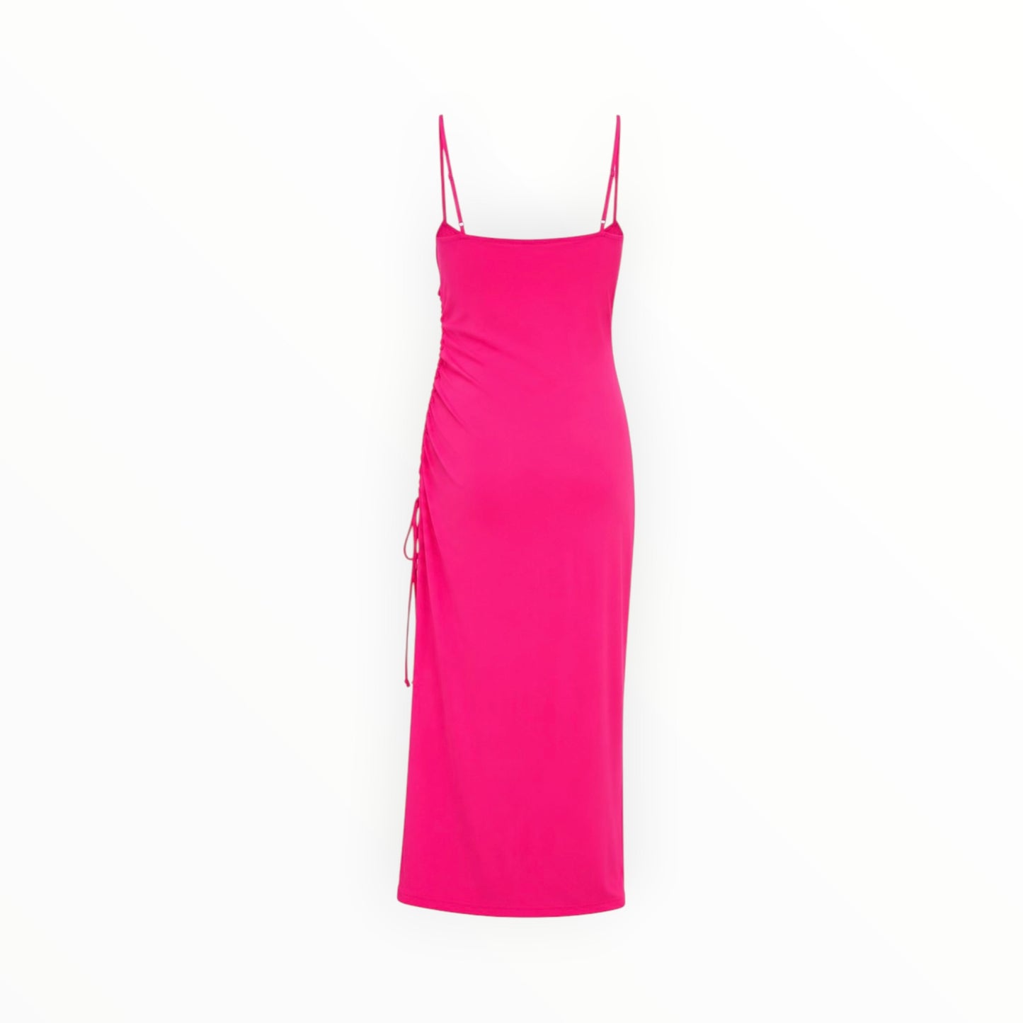Ruched Side-Slit Midi Dress size 6 (3XL)