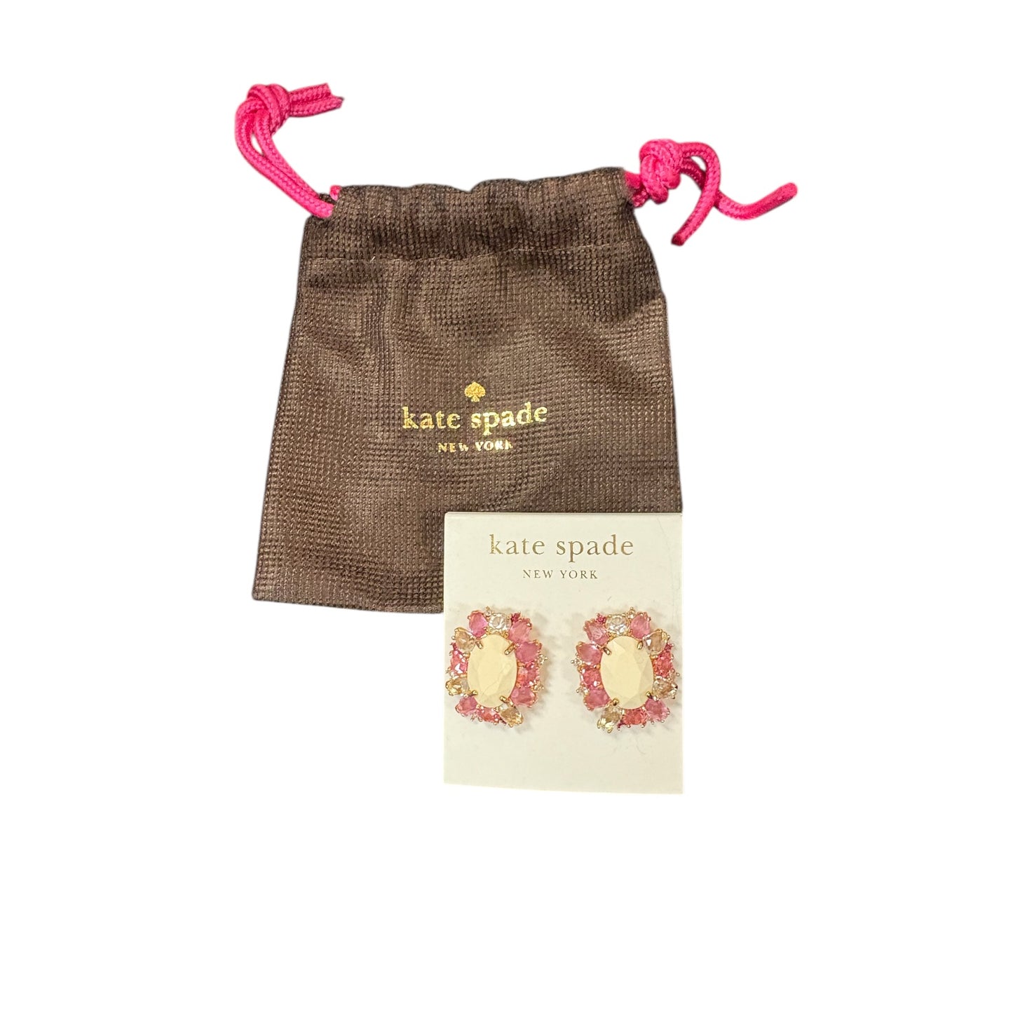 Garden Bed Gems Statement Stud Earrings NWT