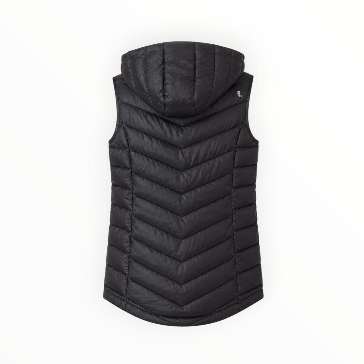 Hooded Quilted Puffer Vest size S