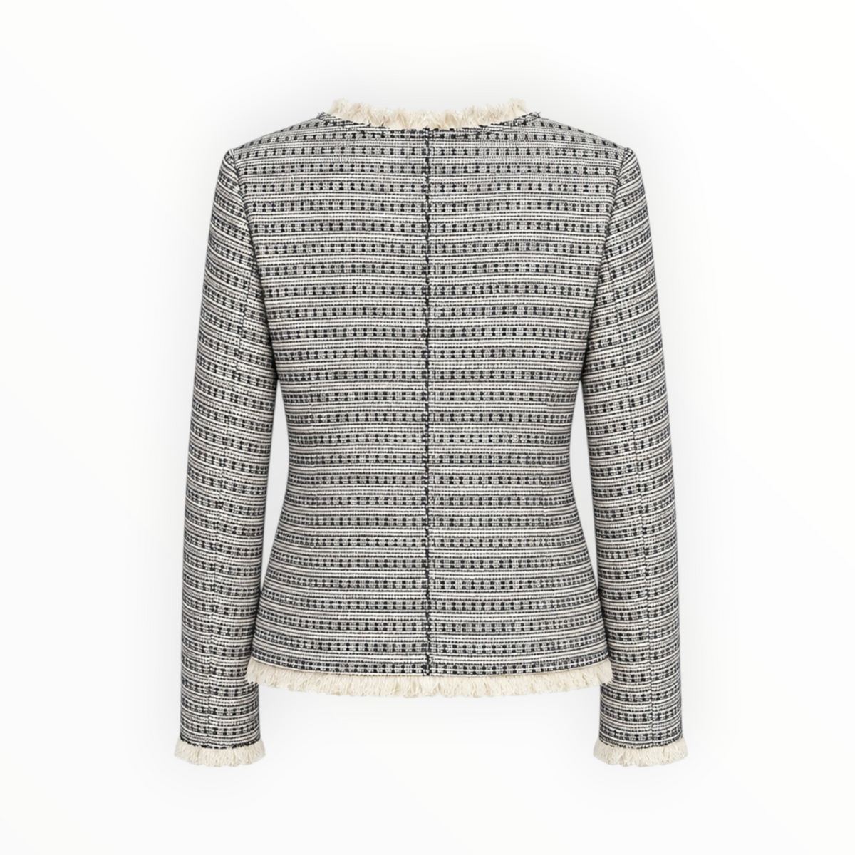 Tweed Bow-Detail Jacket size 8