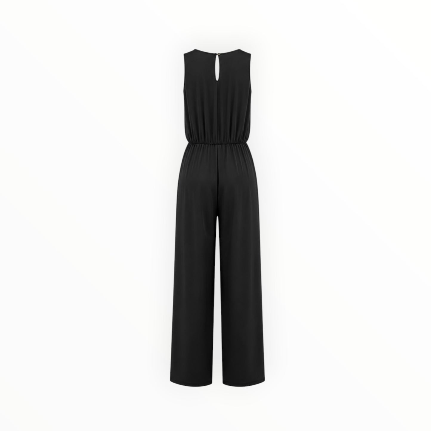 Sleeveless Wide-Leg Jumpsuit size L
