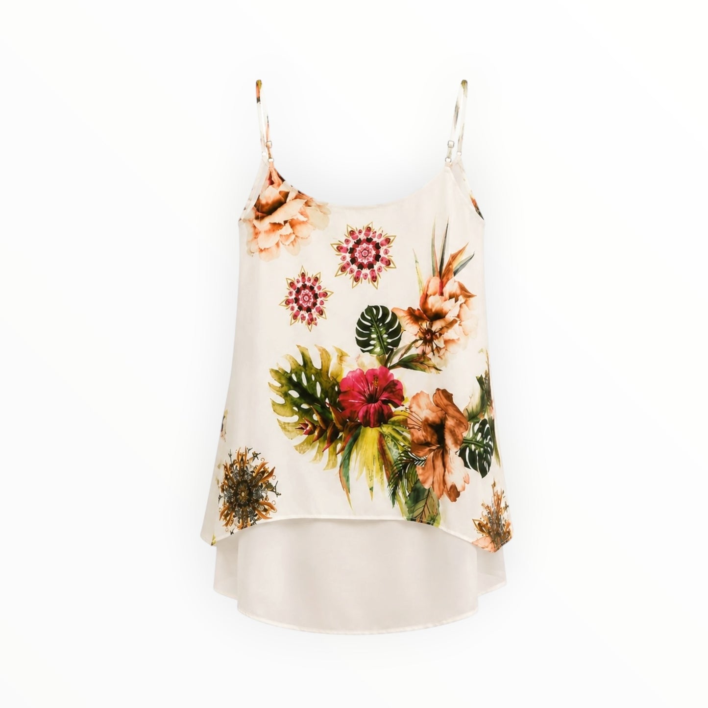 Floral Flowy Tank Top size M