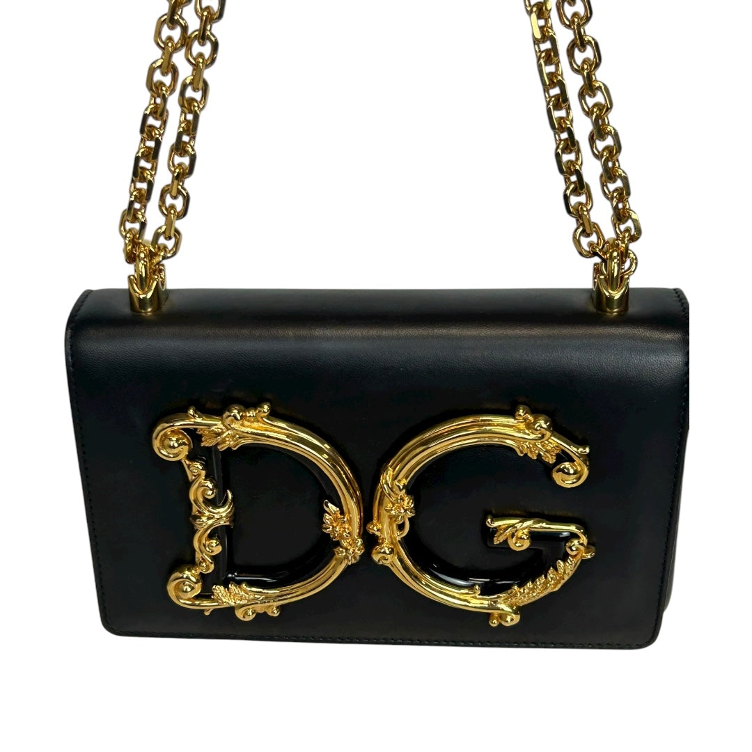 Nappa leather DG Girls shoulder bag