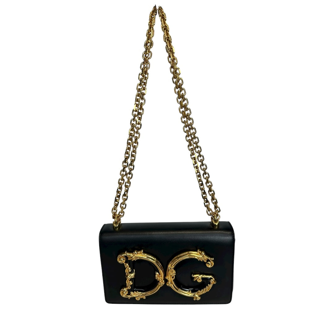 Nappa leather DG Girls shoulder bag