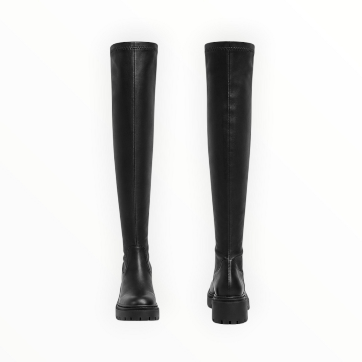 Lug Sole Over the Knee Boots size 37