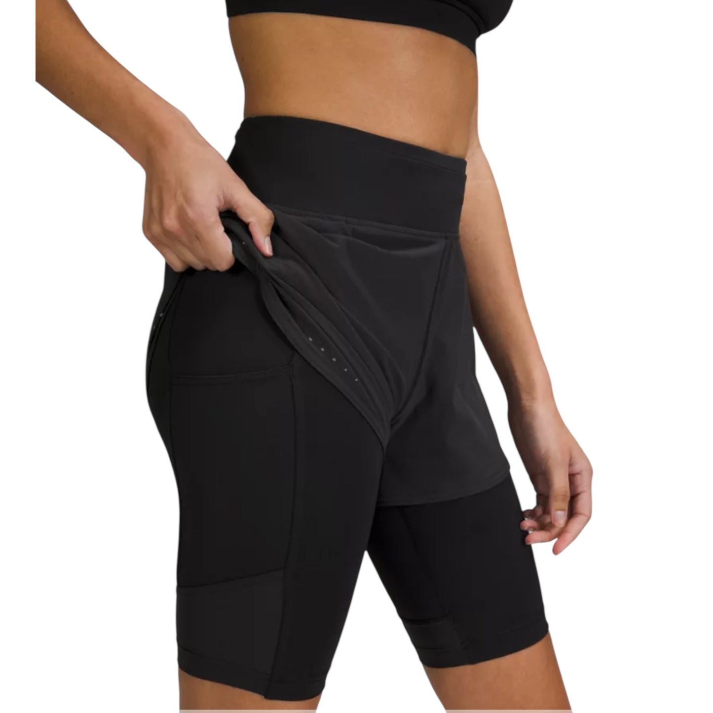 2-in-1 Super-High-Rise Running Short size 8