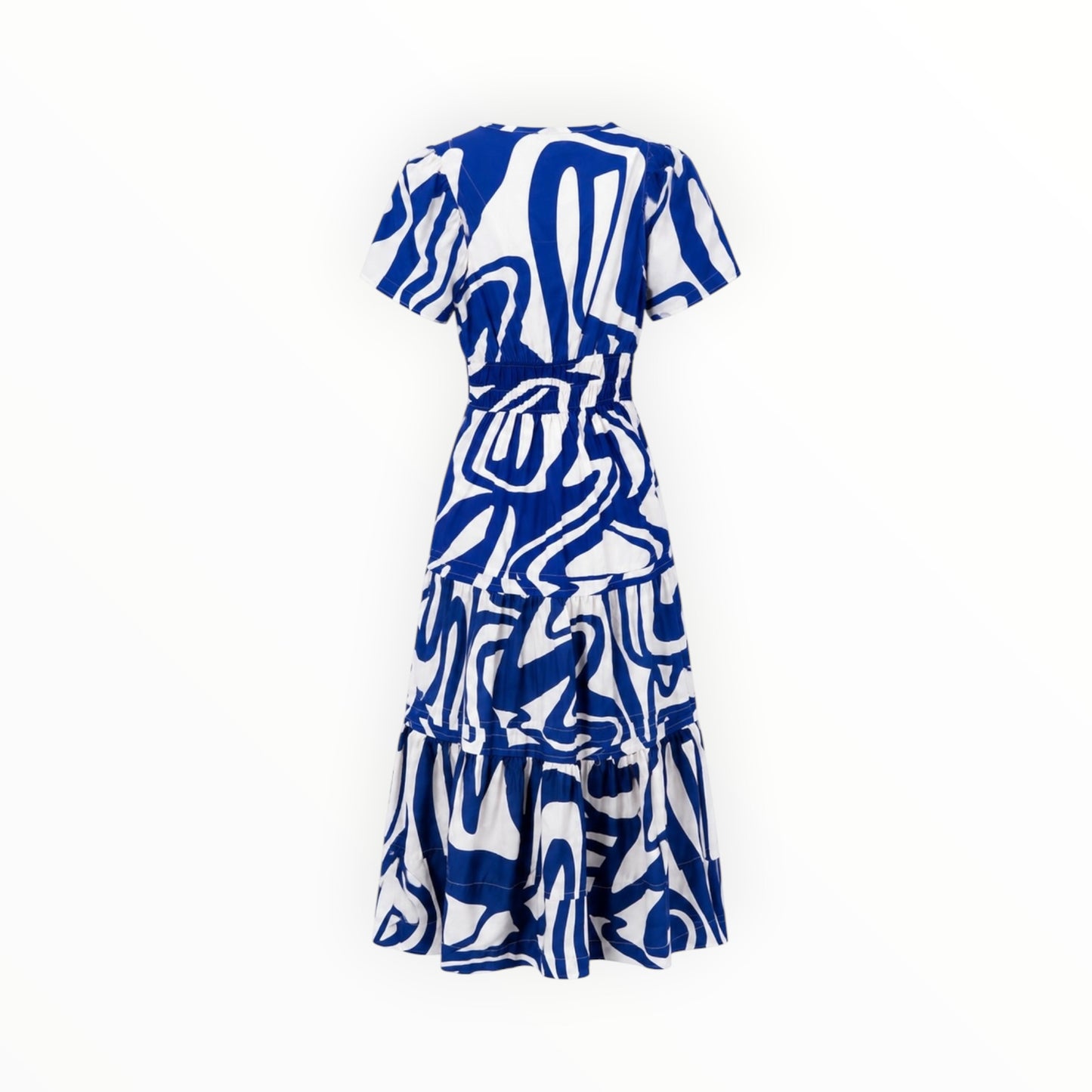 Abstract Tiered Dress size XXS NEW WITH TAGS