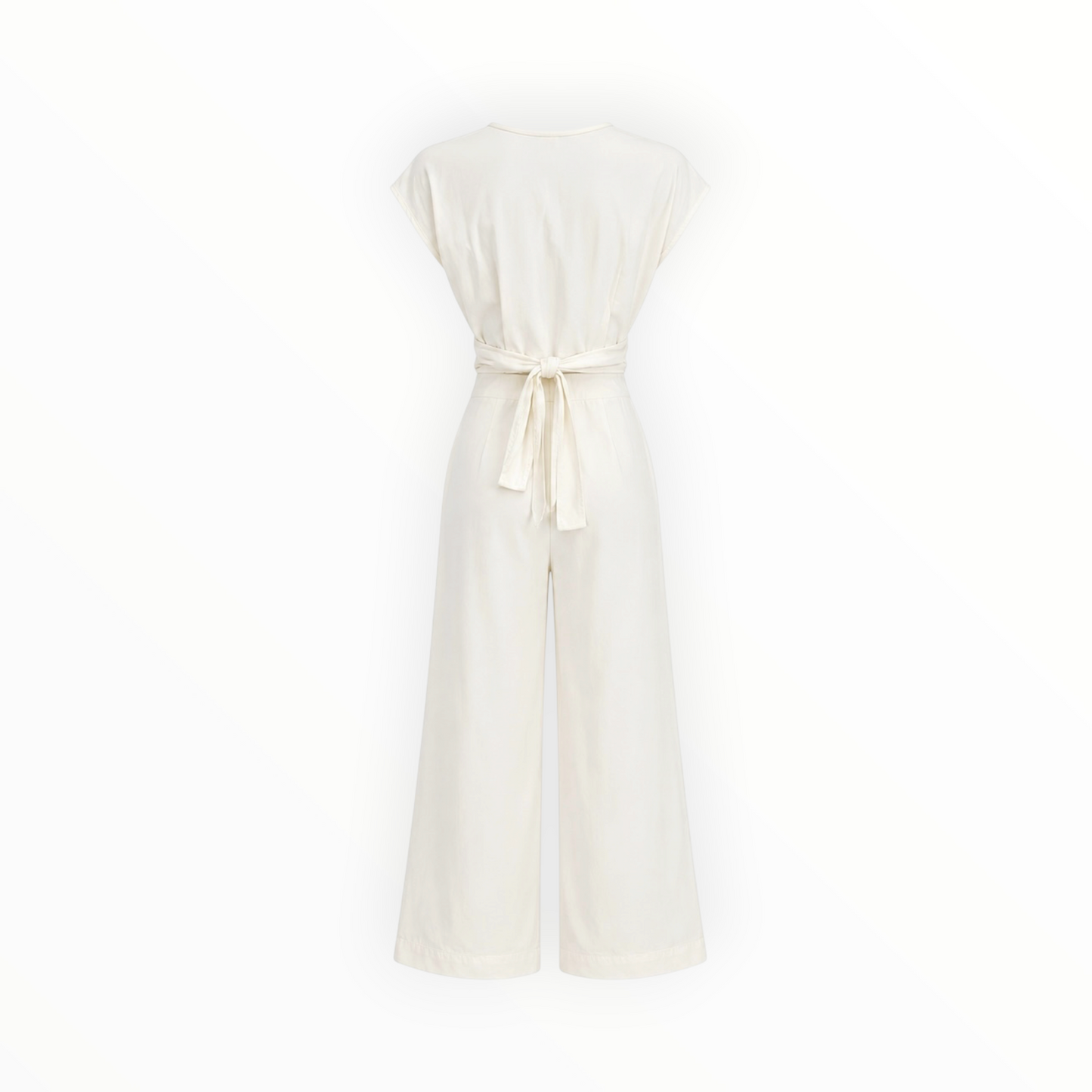 Wrap Tie Cutout Wide Leg Jumpsuit size 2