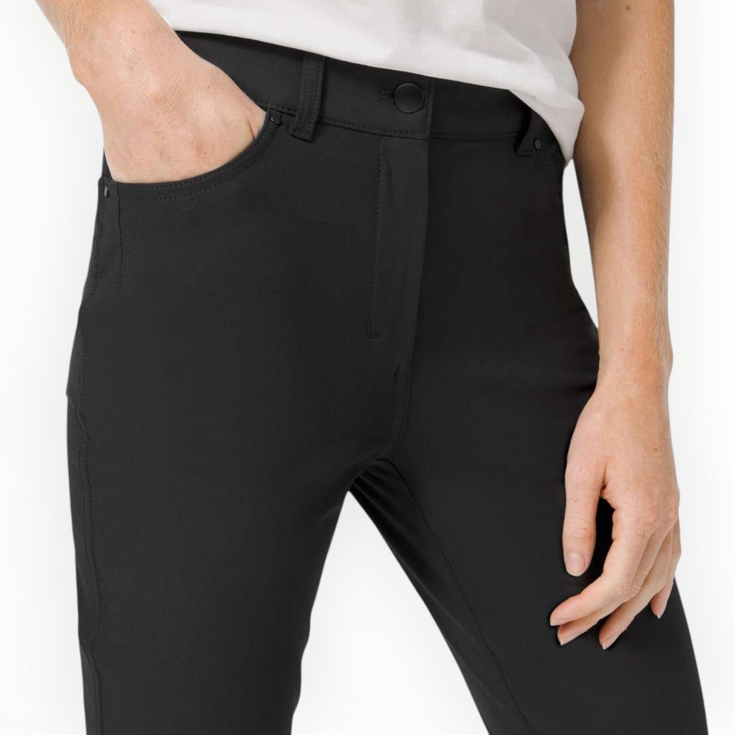 City Sleek 5 Pocket 7/8 Pant size 6
