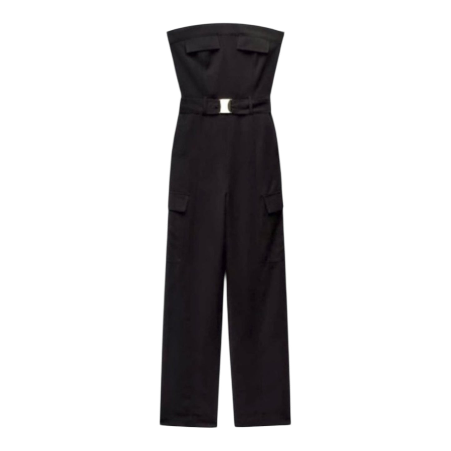 Cargo Strapless Jumpsuit size small