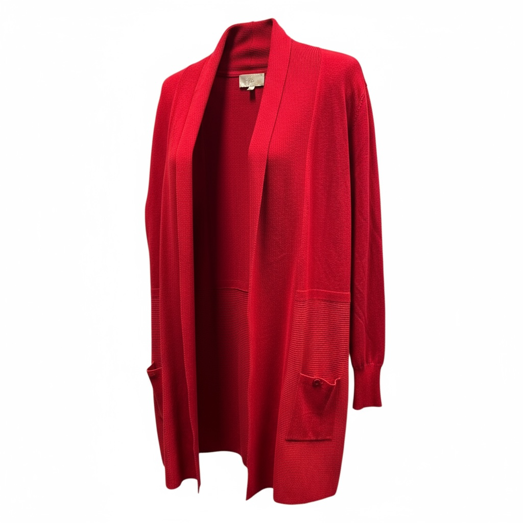 Fine knit open cardigan Size Large