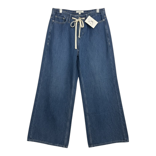 Mid-Rise Wide-Leg Drawstring Jean size 30 New with Tags