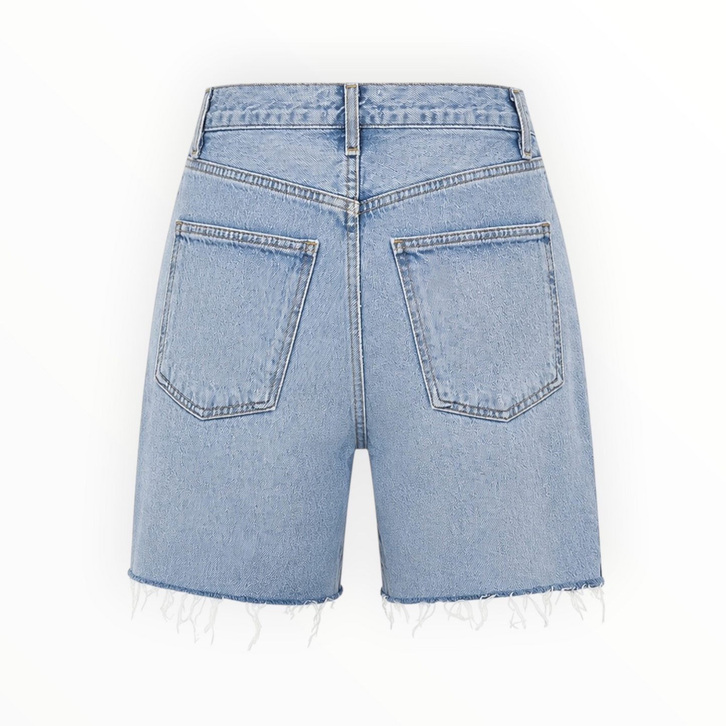 Raw Hem Denim Shorts size 25