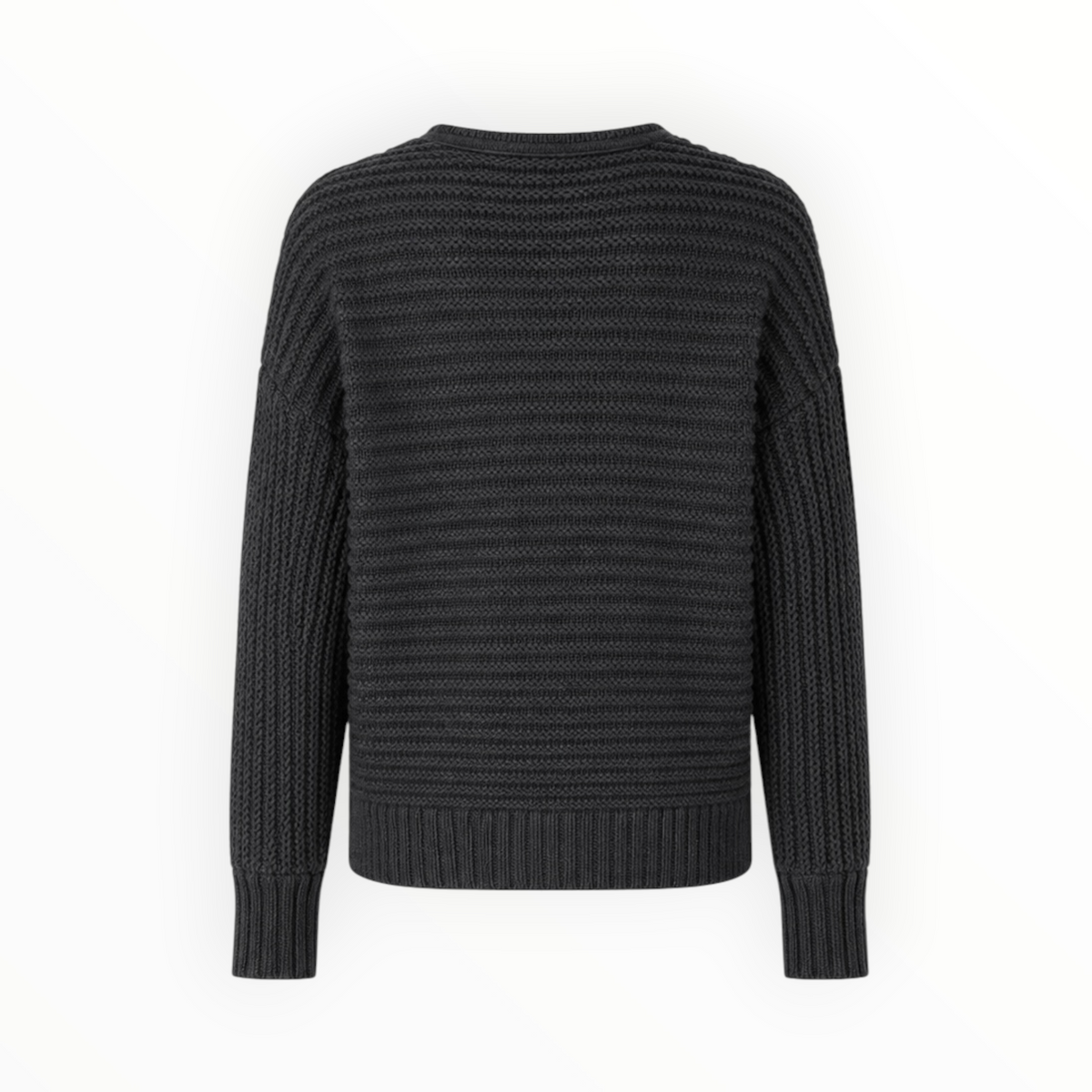 V-Neck Ribbed Sweater size L