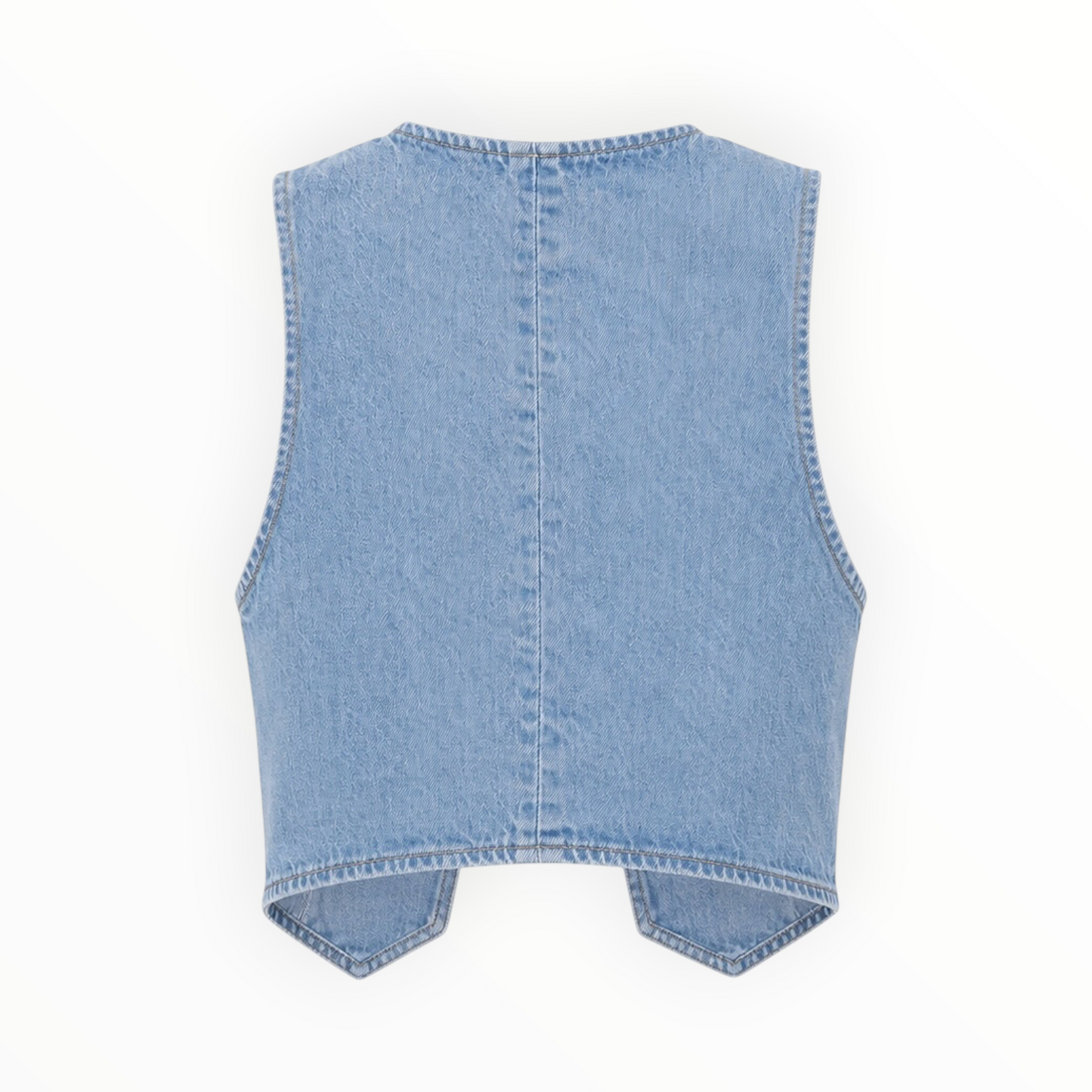 Cropped Denim Vest size XS