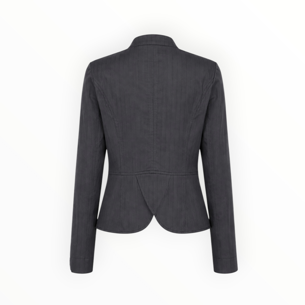 Pinstripe Asymmetrical Button Blazer size L