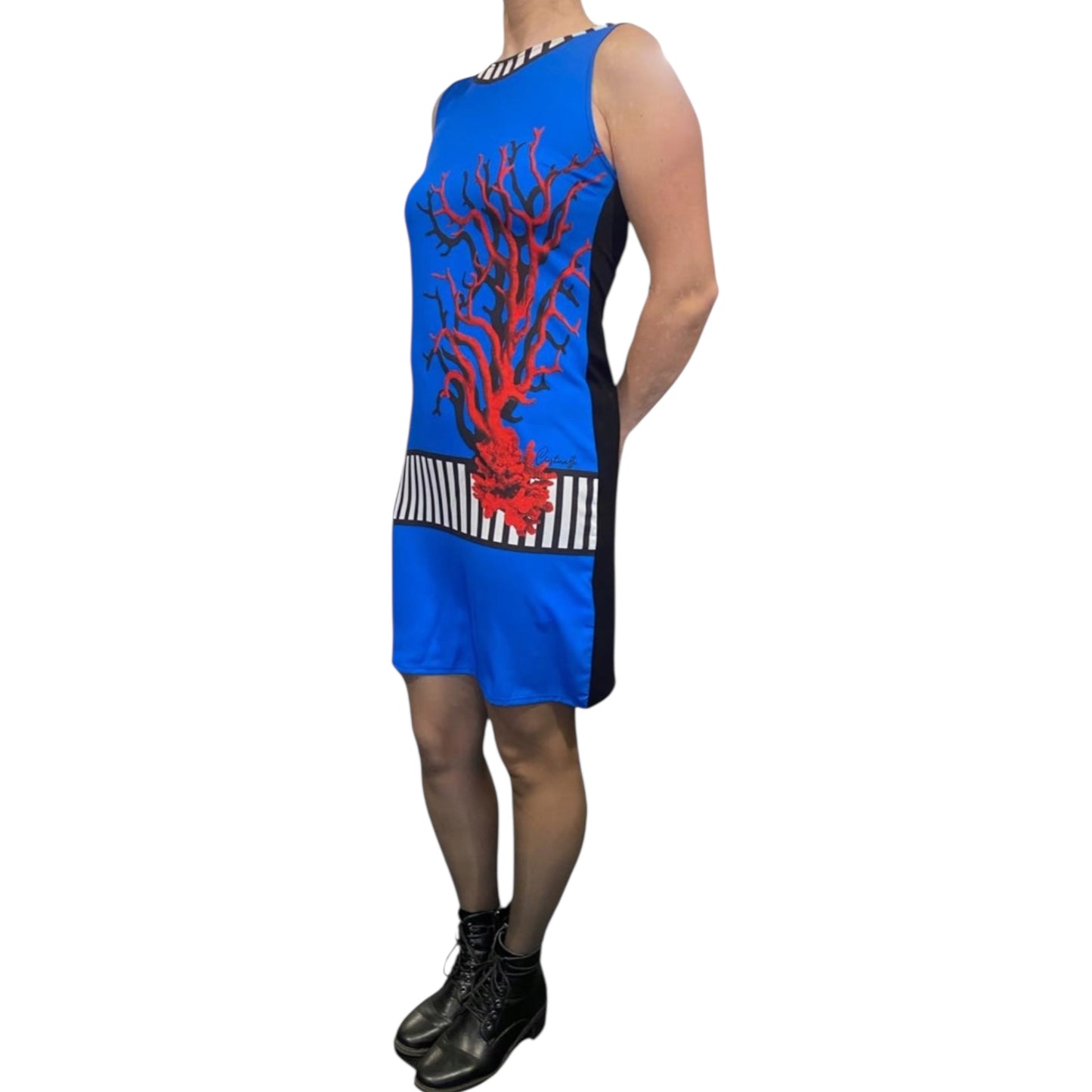 Sleeveless Coral Dress size small