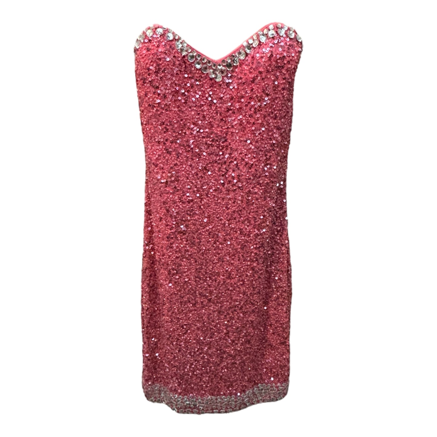 Strapless Mini Sequin Dress size 6