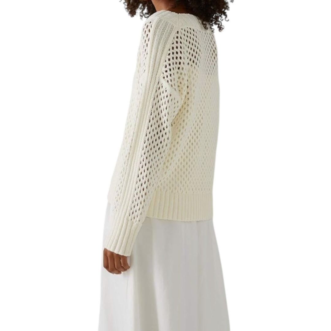 Terry Knit Sweater Size M
