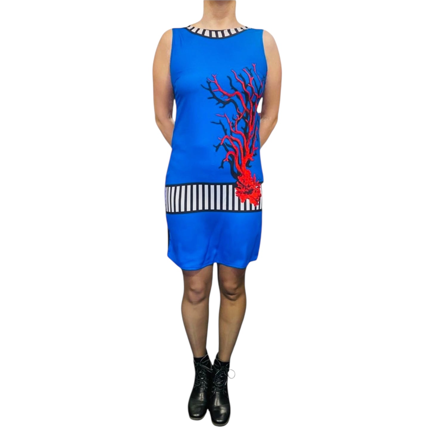 Sleeveless Coral Dress size small