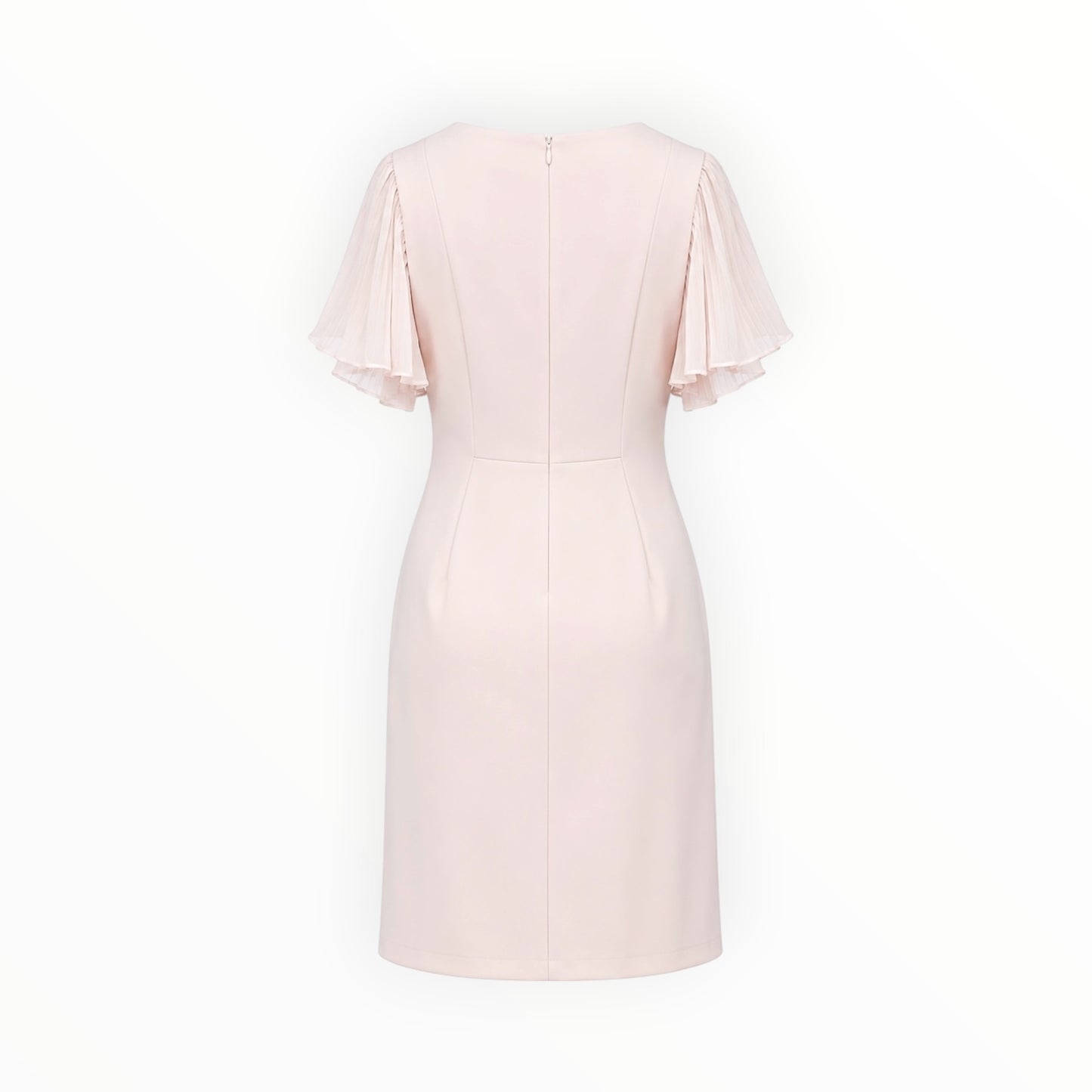 Pleated Sleeve Sheath Dress size 14