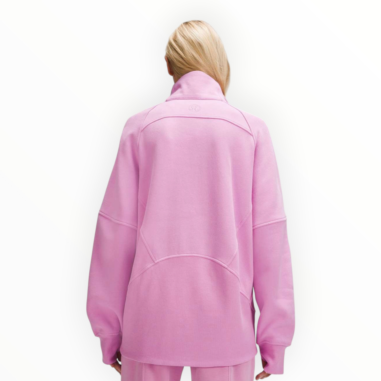 Scuba Oversized Funnel-Neck Half Zip size S