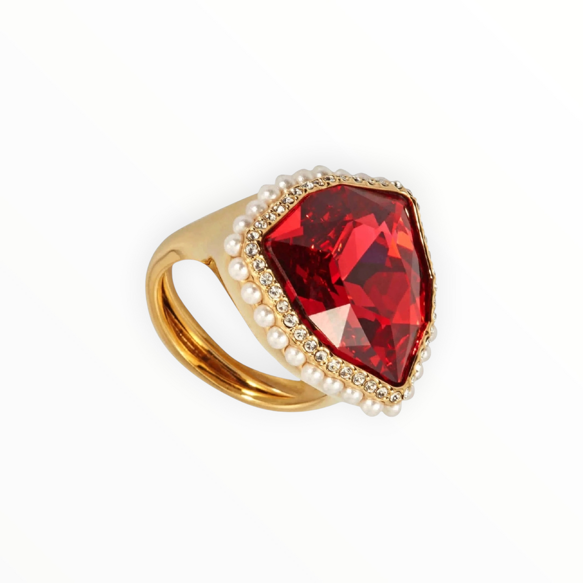 Lucky Goddess Ring size 8 NEW IN BIX