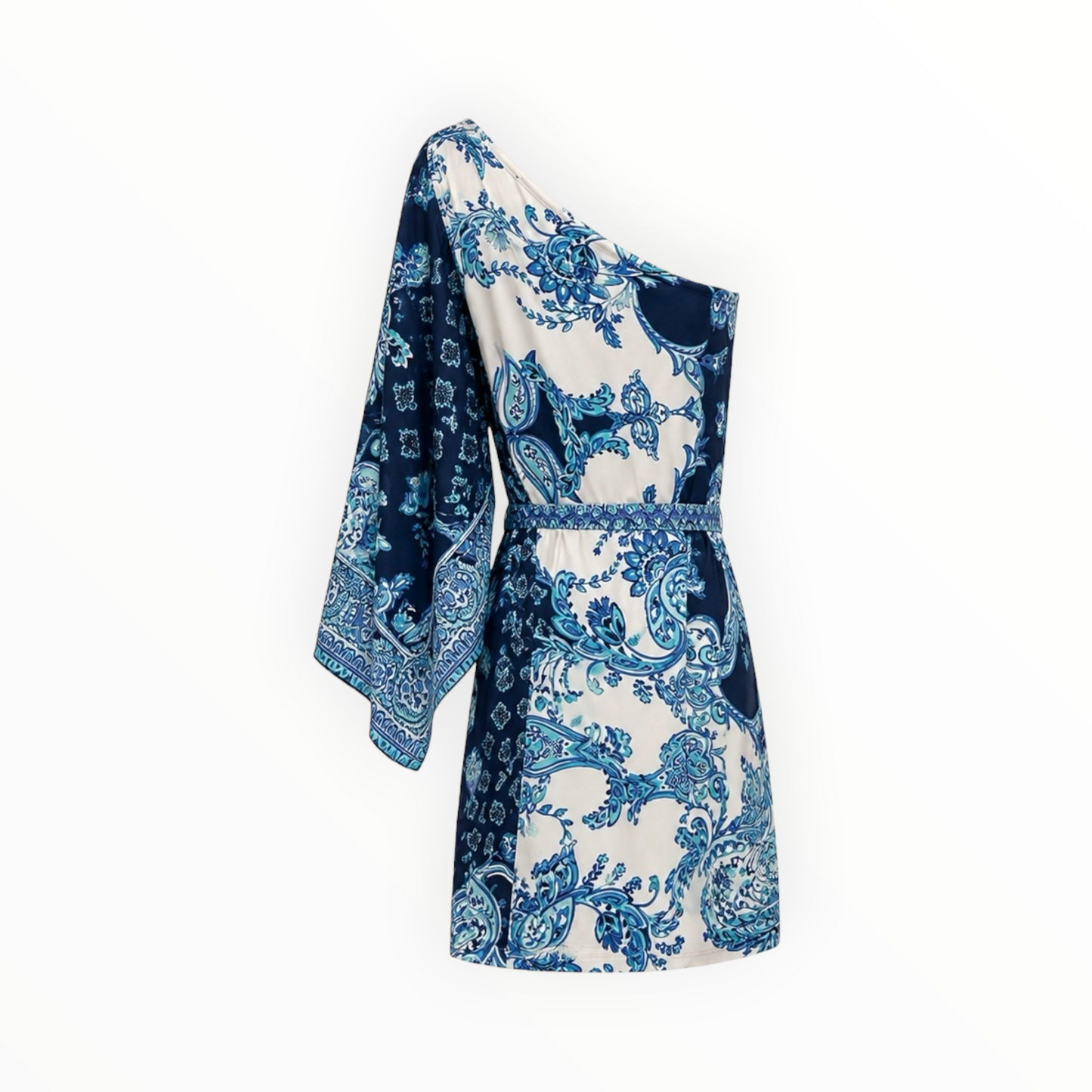 One-Shoulder Wing Sleeve Dress size 8