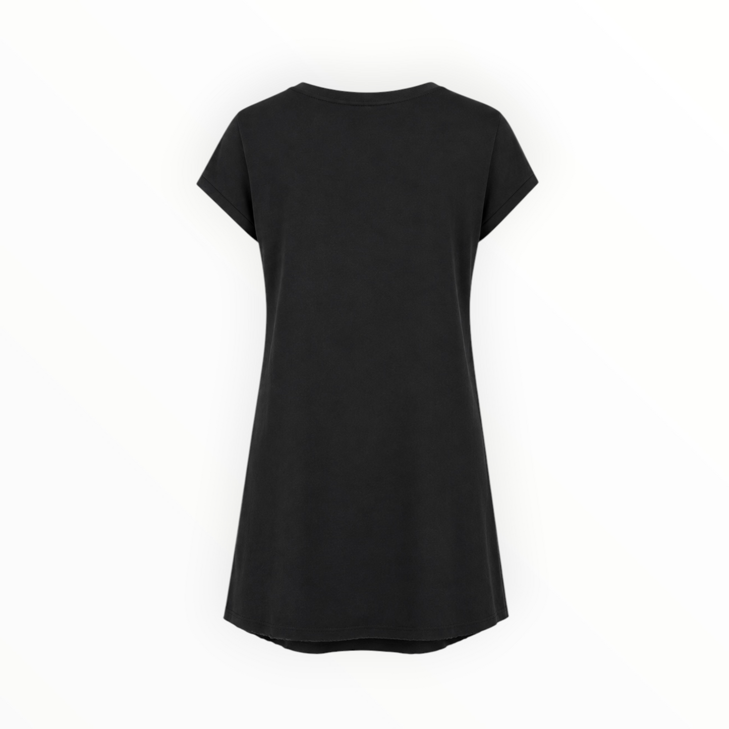 Raw-Hem T-Shirt Dress size S