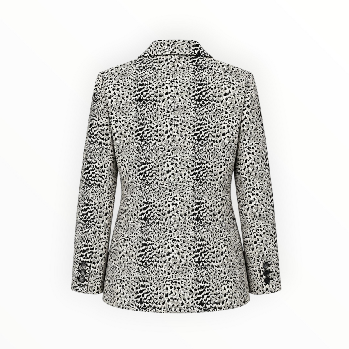 Animal Print Single-Breasted Blazer size 12