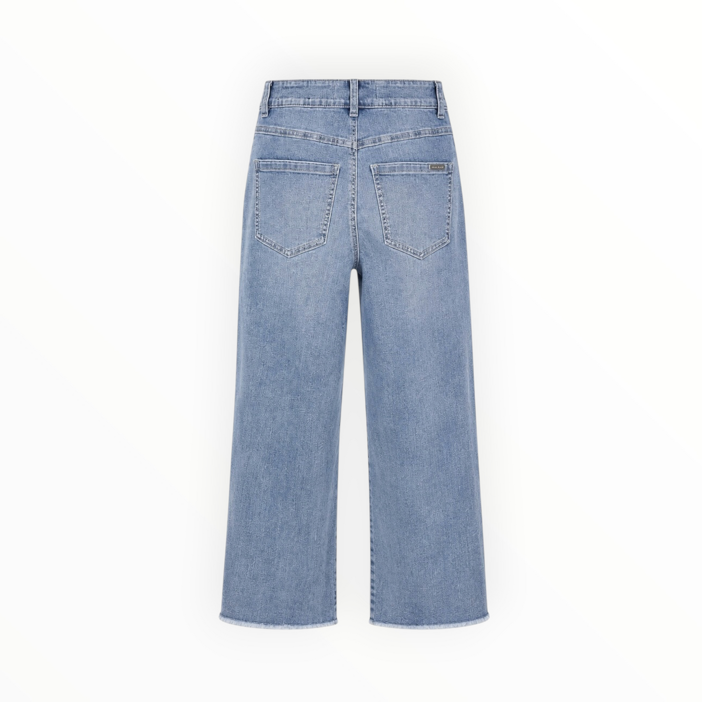 Rhinestone Detail Split-Hem Jeans size 4