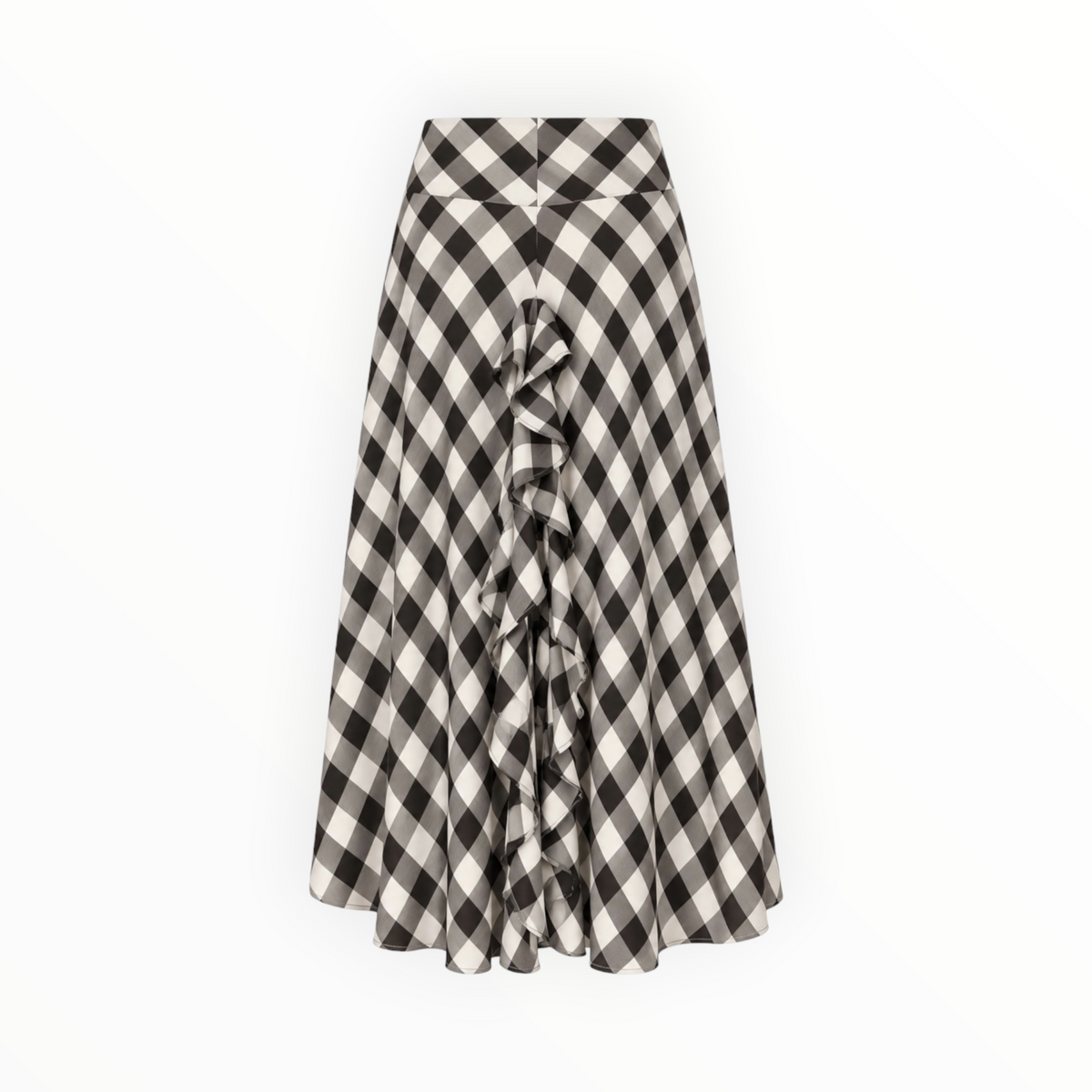 Gingham Ruffle Skirt size 6