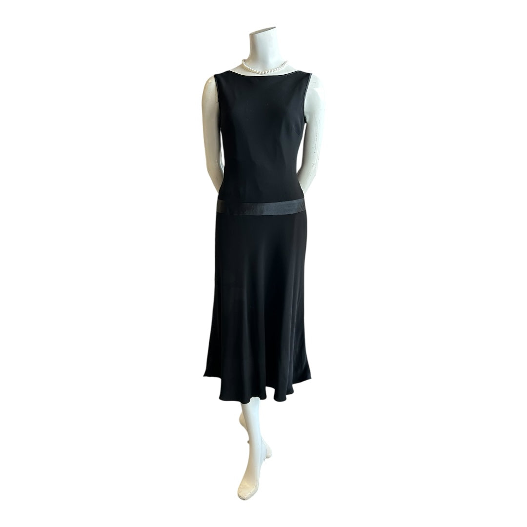 Draped Back Midi Dress size 6