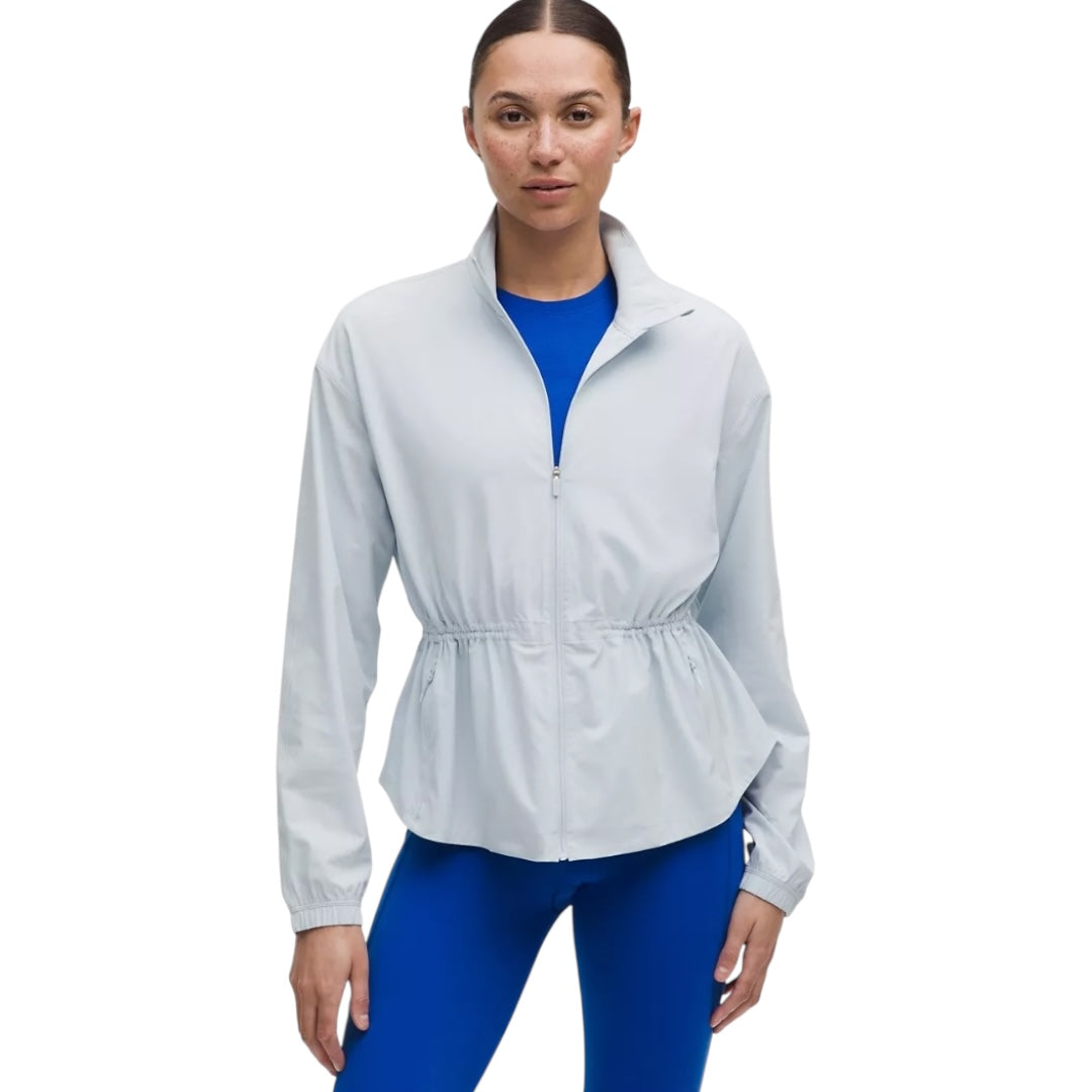 UV-Protective Cinch-Waist Running Jacket - Size 6