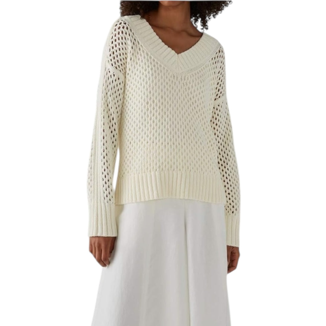Terry Knit Sweater Size M