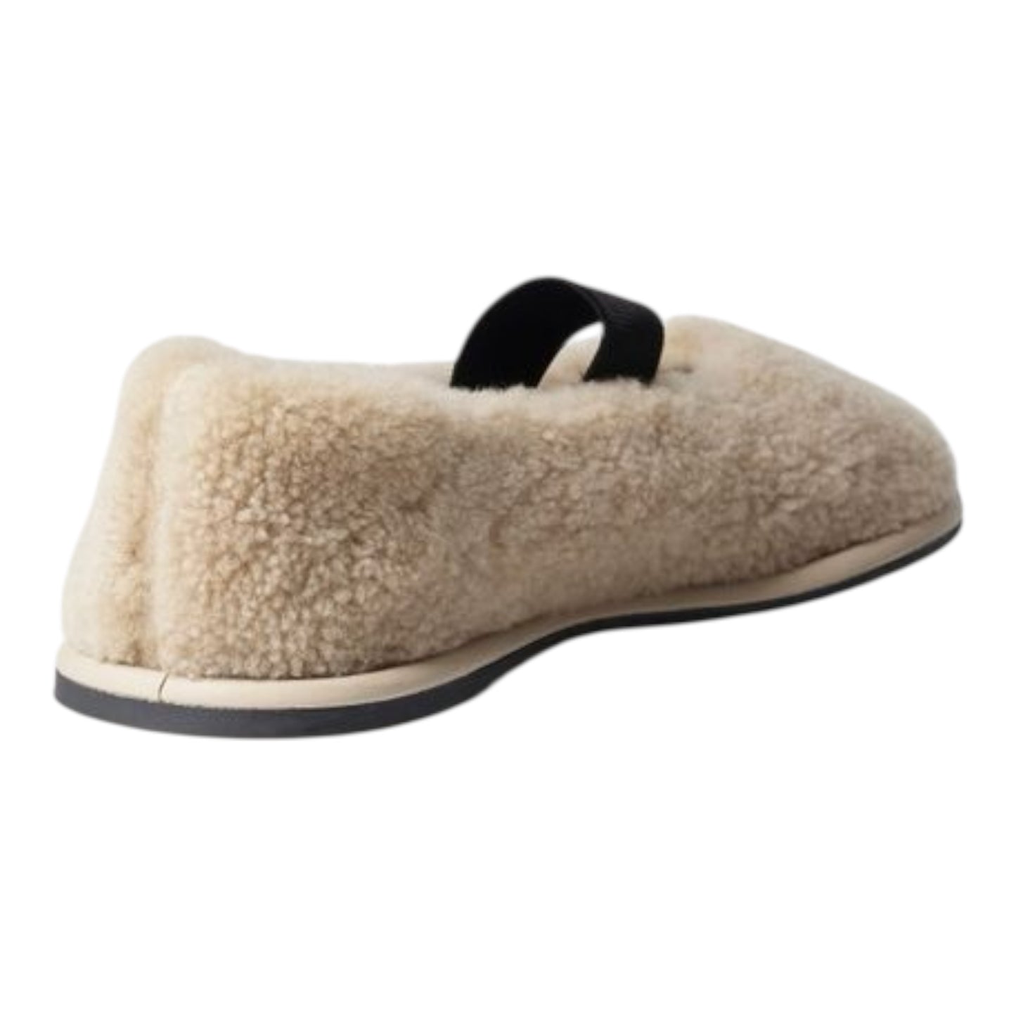 Shearling Ballerina Flat Size 40 New in Box