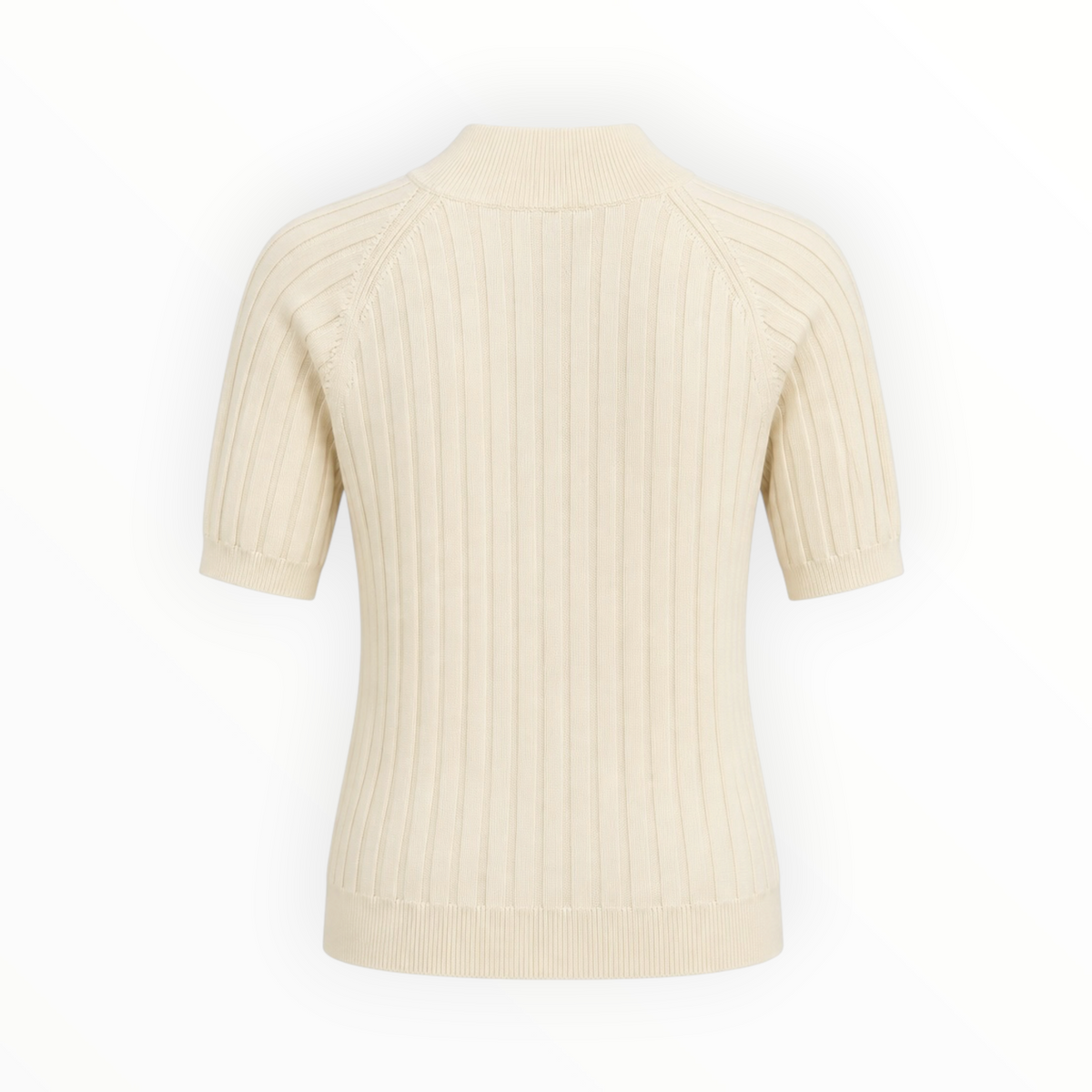 Ribbed Mock Neck Sweater size M