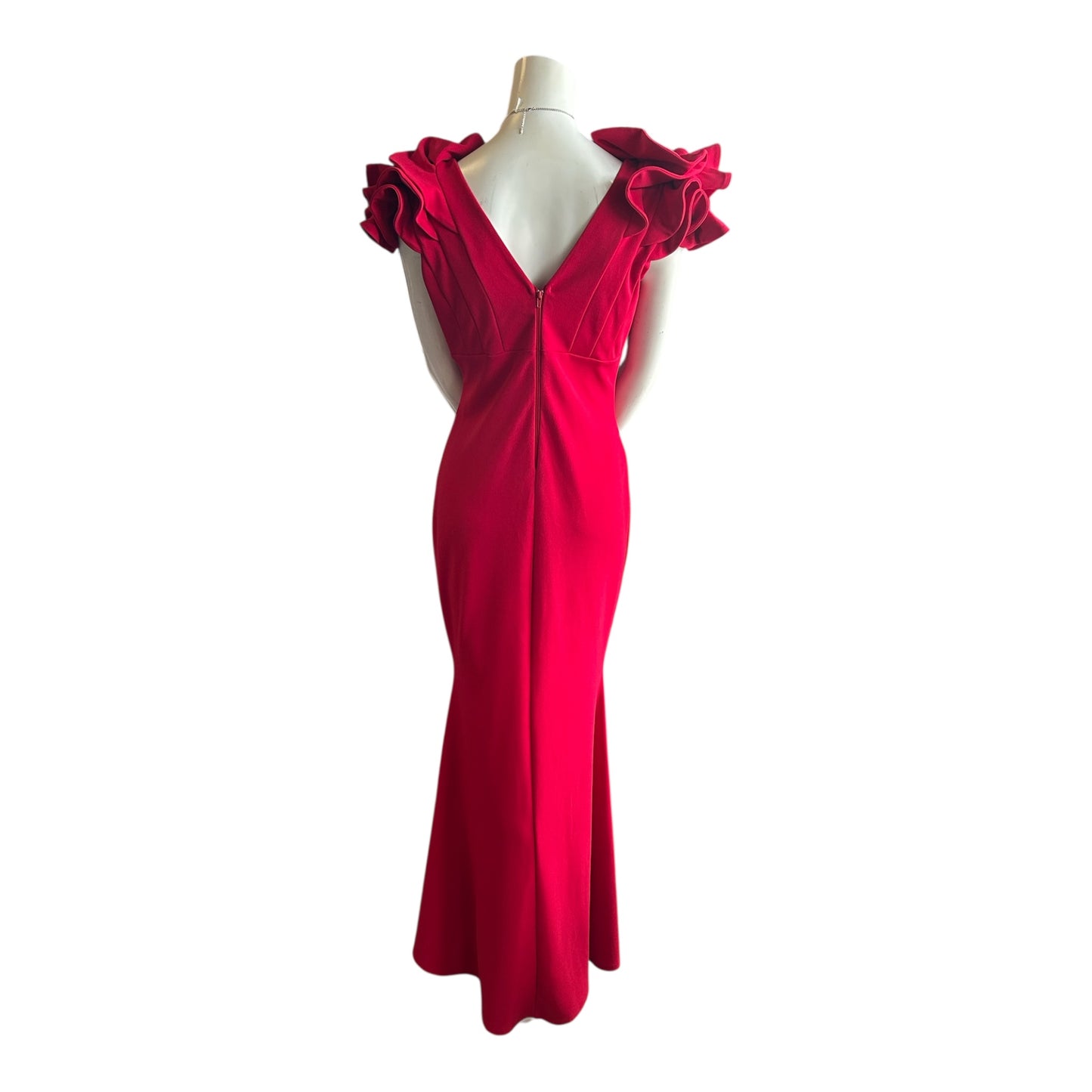 V-Neck Fitted Dress size small