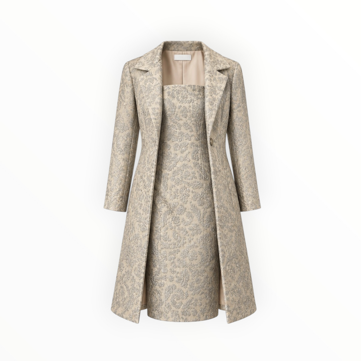 Brocade Coat and Dress Set size 4