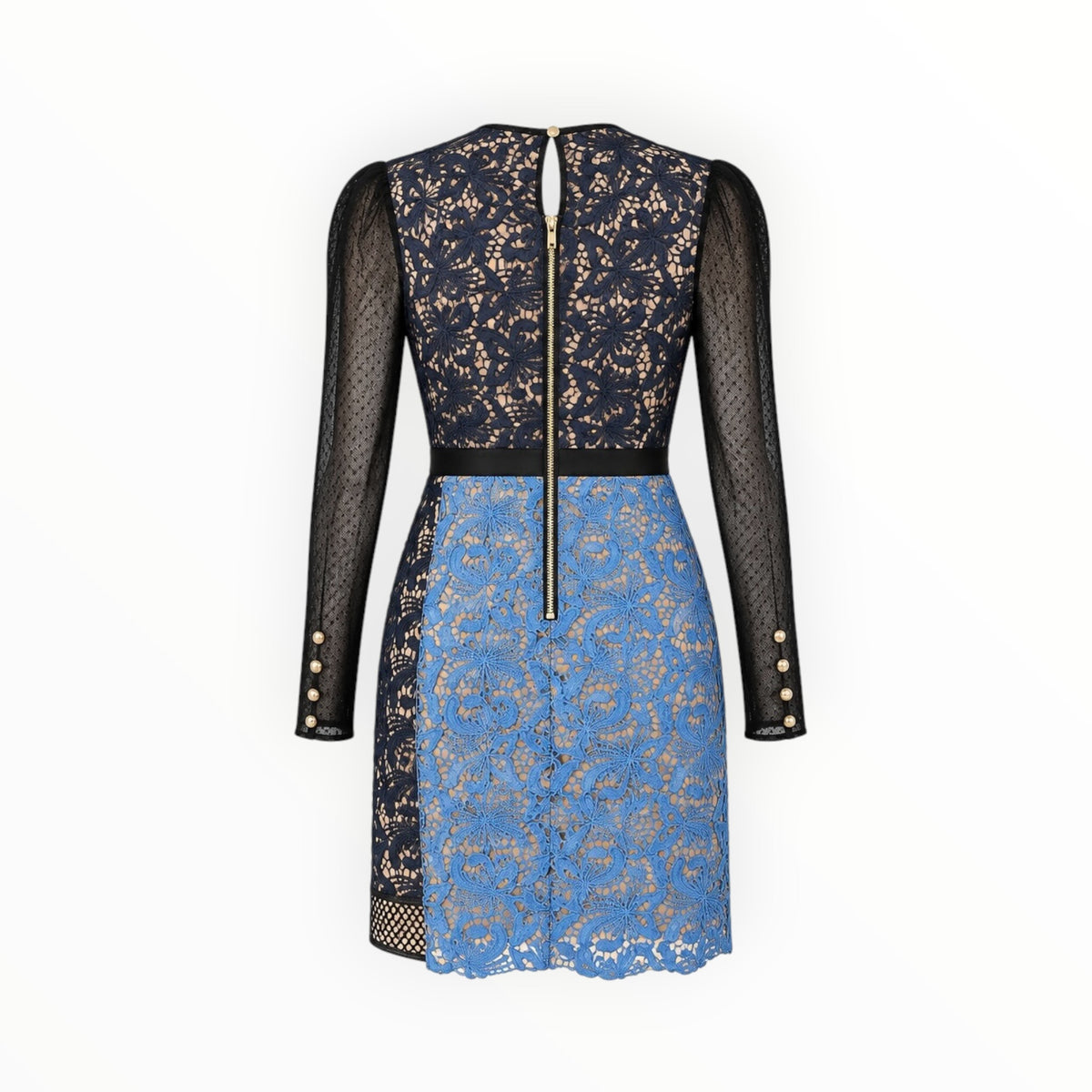 Floral Lace Patchwork Mini Dress size 6
