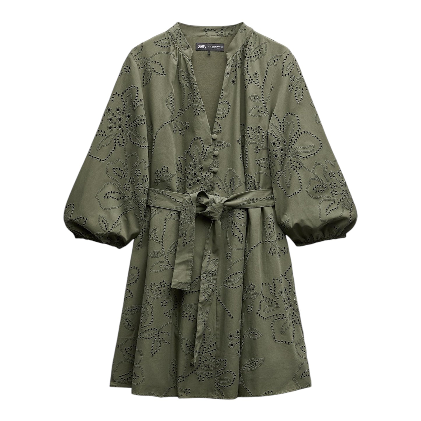 Eyelet Belted Dress size Medium