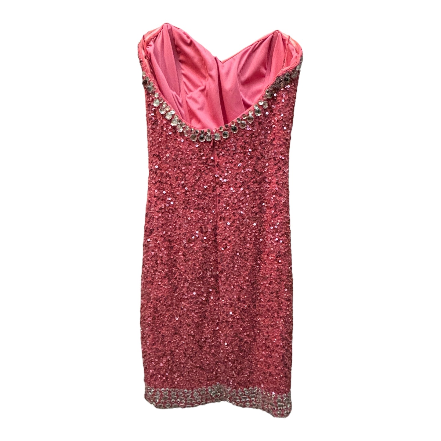 Strapless Mini Sequin Dress size 6
