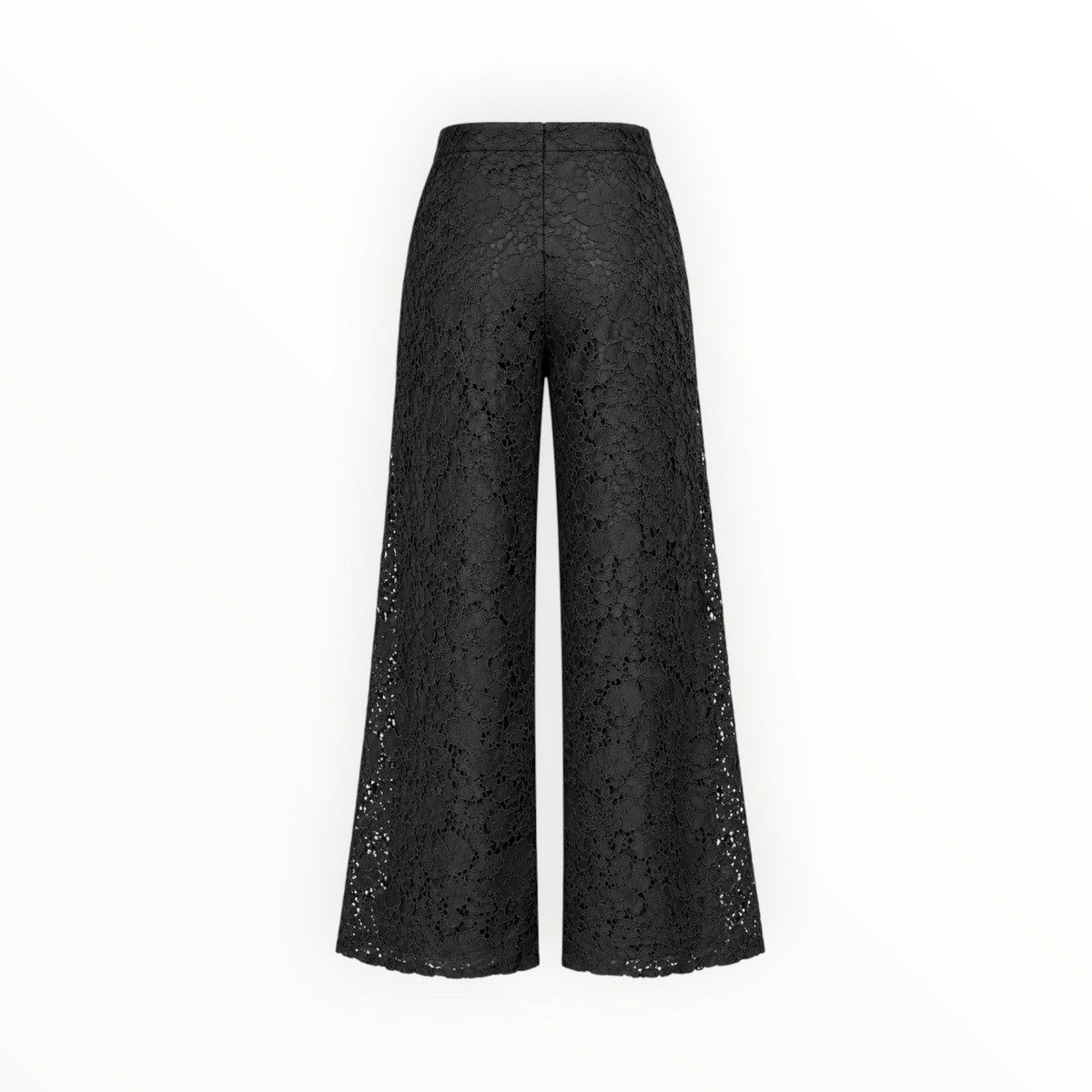 Floral Lace Wide-Leg Pants size 0