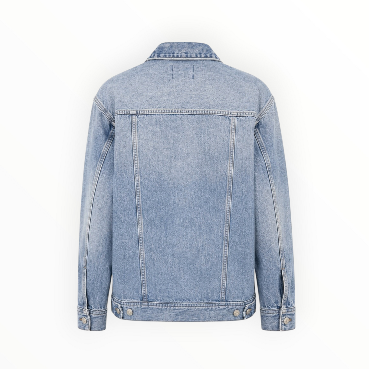 Oversized Denim Trucker Jacket size L