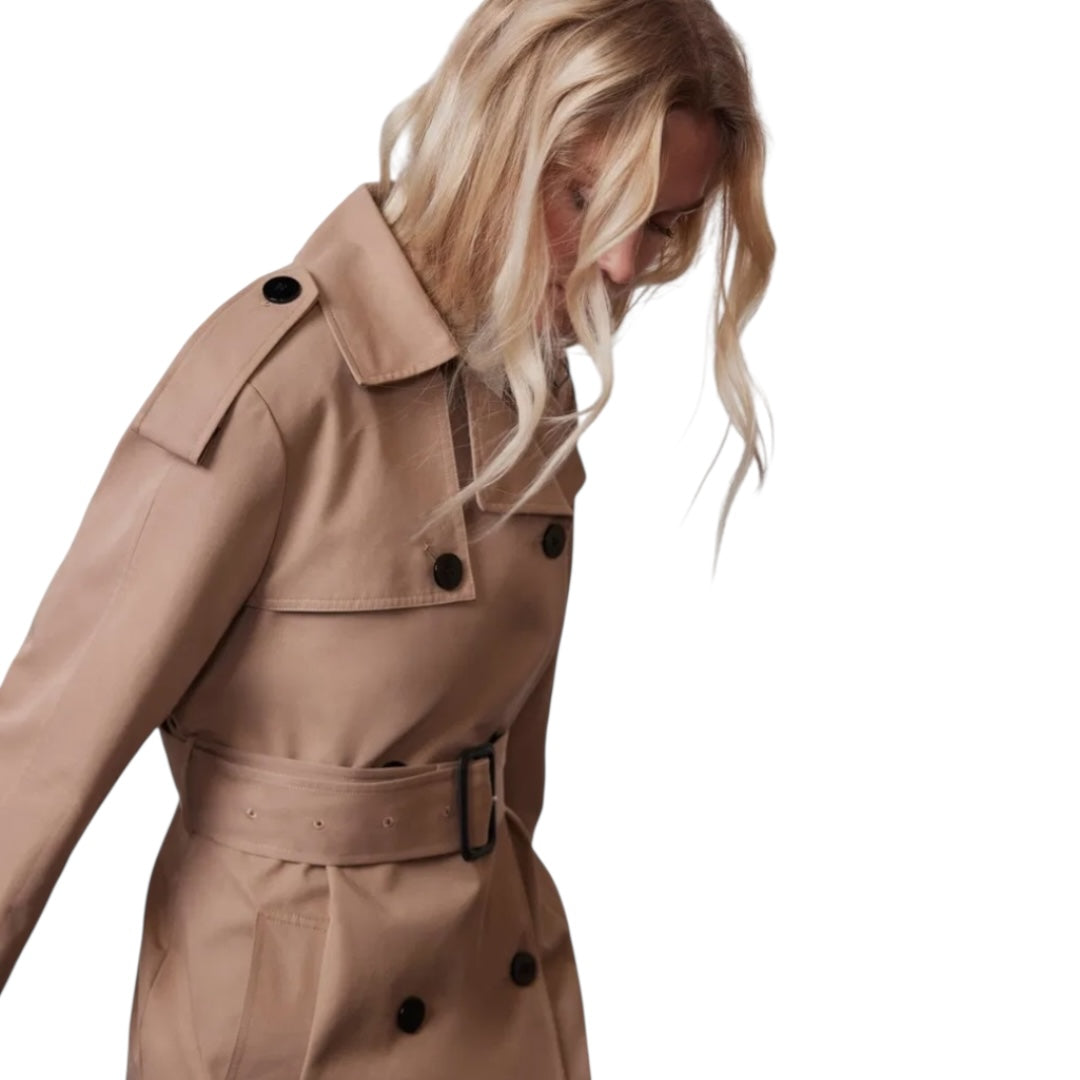 Short Trench Coat Size Medium