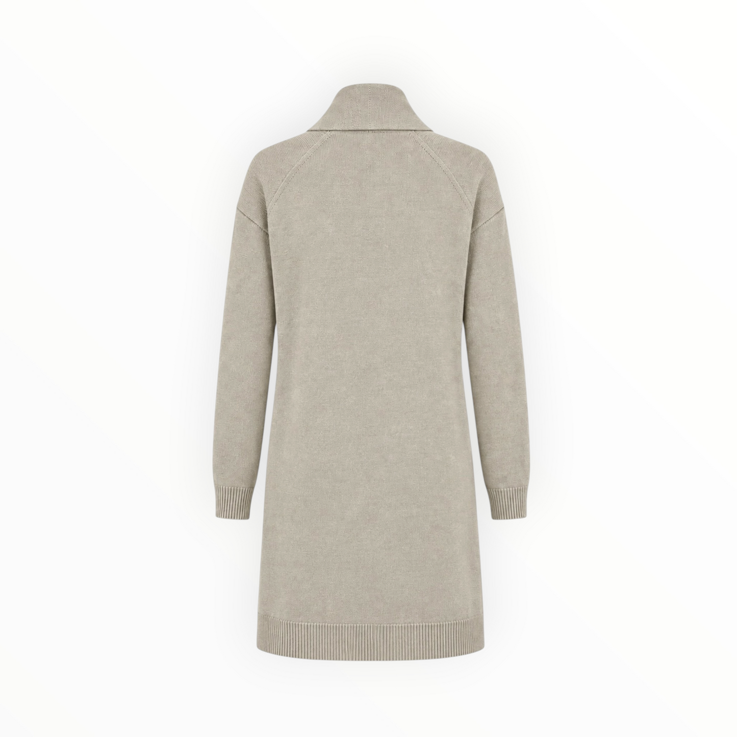 Cashmere Longline Open-Front Cardigan size S