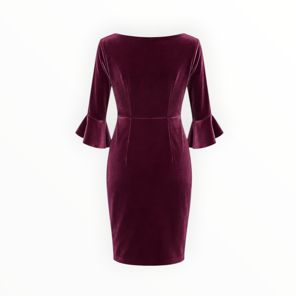 Velvet Flare Sleeve Dress size 50