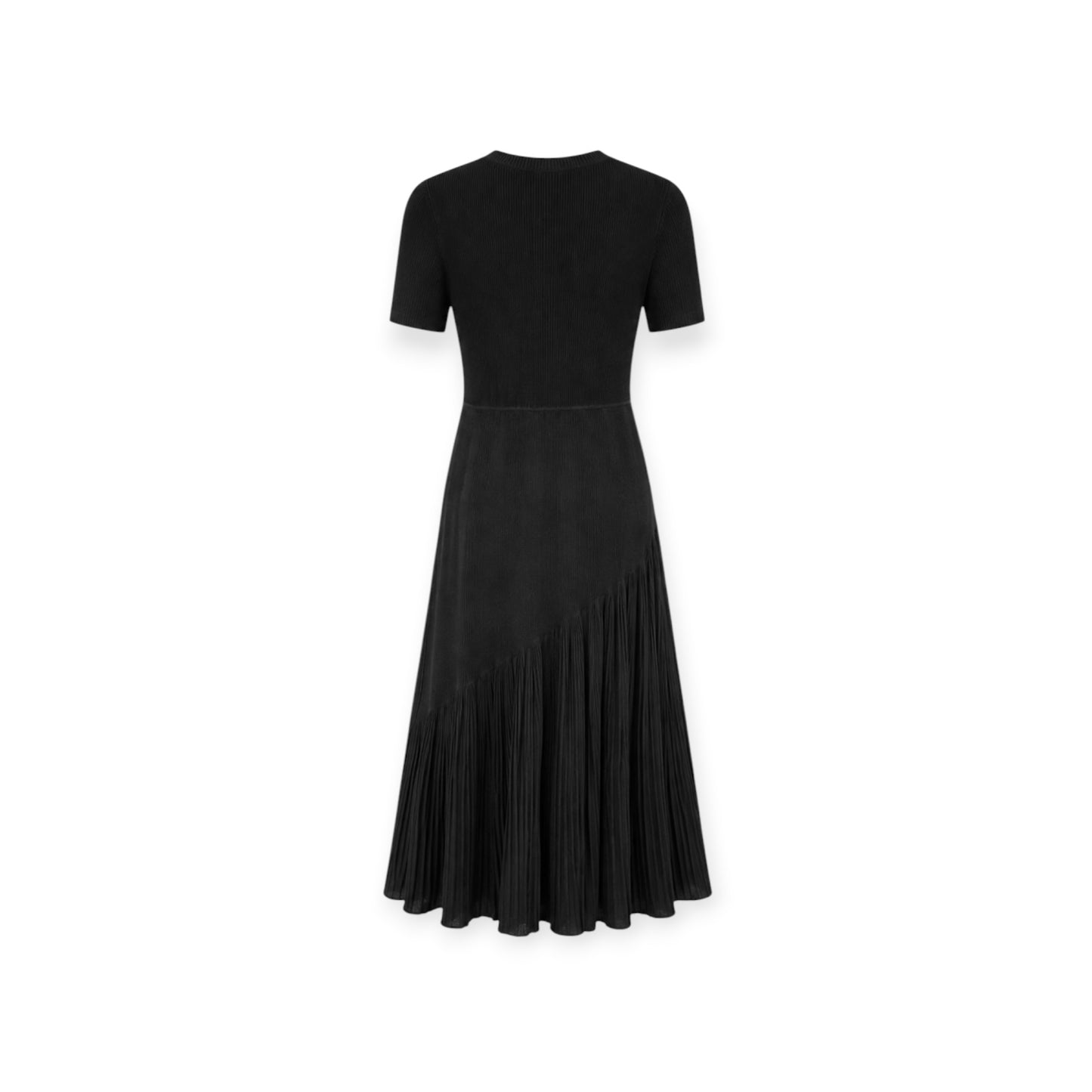 Ribbed Pleated Midi Dress size S