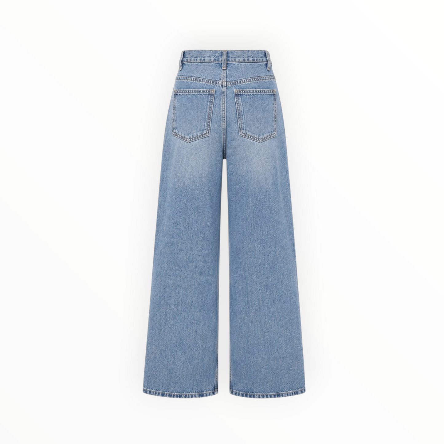 Crossed Waist Wide Leg Jeans size 2