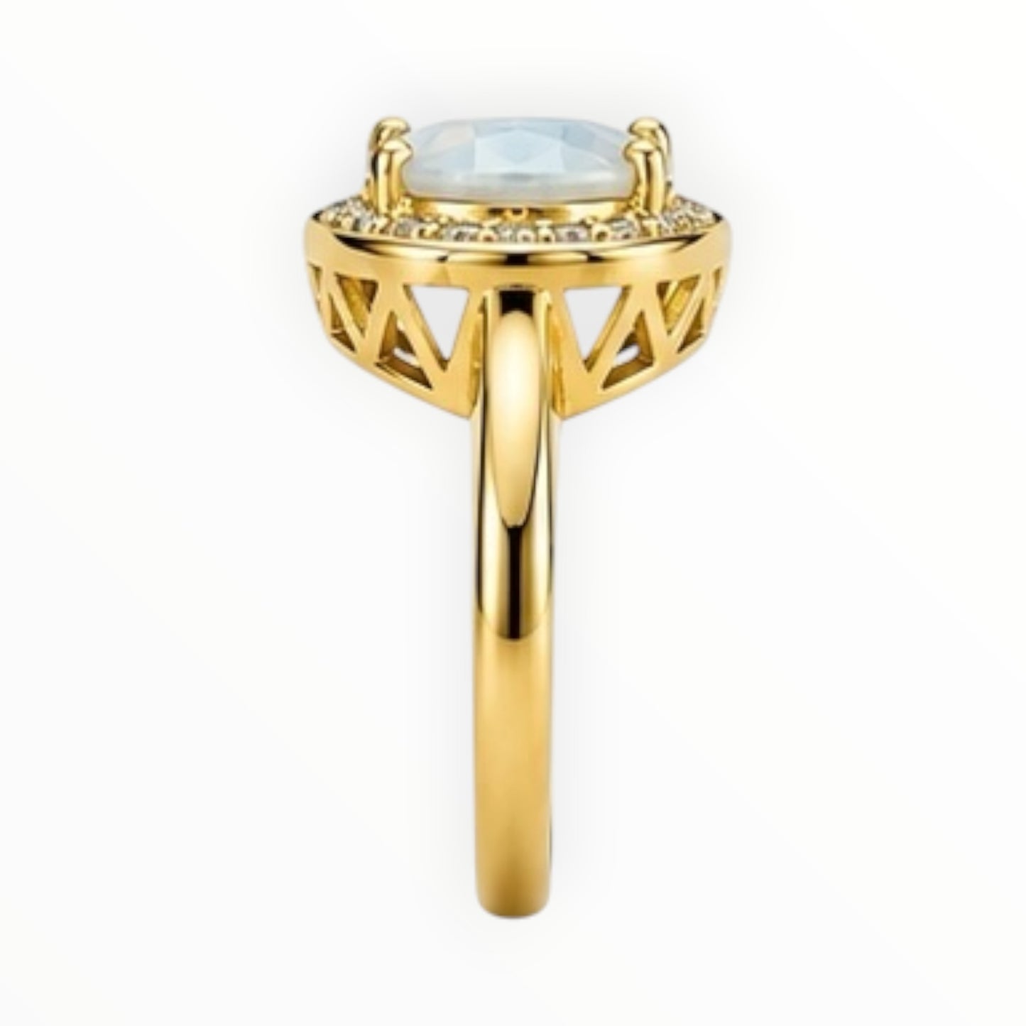 Opaline Halo Ring size 9